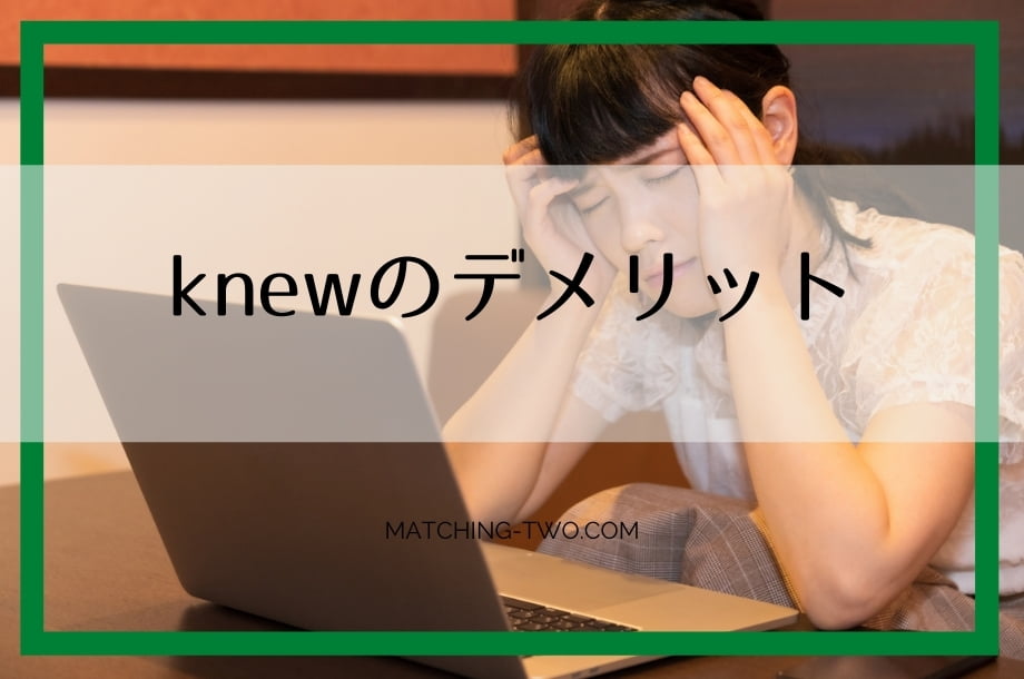 knewのデメリット