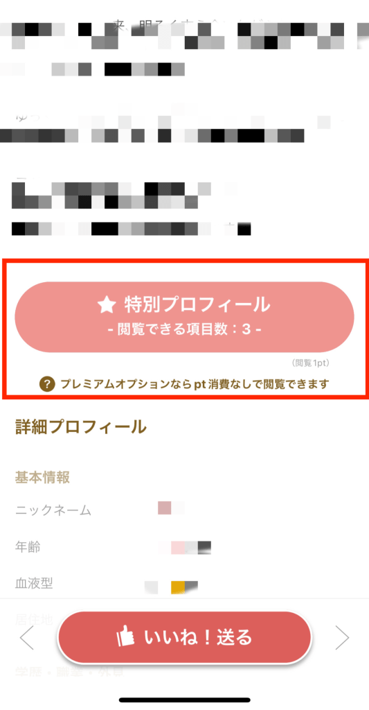 マリッシュの特別プロフィール