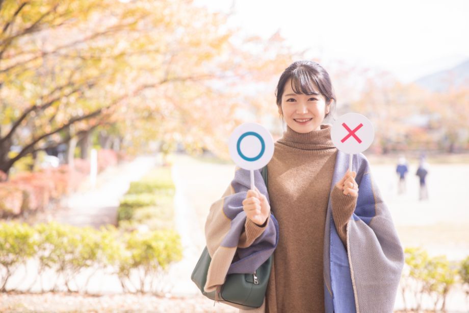 マルバツ女性３